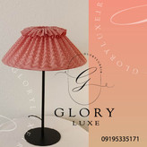 آباژور رومیزی توتفرنگی | Glory Luxe | سبک ارگانیک مدرن - مدرن فارم هاوس - مید سنچوری مدرن - بوهو لوکس - رترو مدرن - دهه هفتاد میلادی - کلبه ای - مدرن وینتیج - اکلکتیک