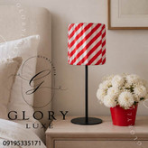 آباژور رومیزی آبنبات | Glory Luxe | مناسب انواع سبک مدرن - رترو - میدسنچوری - بوتیک هتل استایل - اکلکتیک - ماکسیمالیسم - ممفیس - میز مطالعه - میز کنسول - میز کنار مبل - اتاق کودک
