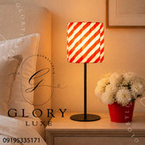 آباژور رومیزی آبنبات | Glory Luxe | مناسب انواع سبک مدرن - رترو - میدسنچوری - بوتیک هتل استایل - اکلکتیک - ماکسیمالیسم - ممفیس - میز مطالعه - میز کنسول - میز کنار مبل - اتاق کودک