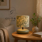 آباژور رومیزی نعنایی | Glory Luxe | رترو اسکاندیناوی - بوهوی دهه 70s - بوهمین - کاتیج استایل - کاتیج کور - بیوفیلیک - ارگانیک مدرن - اکلکتیک - ماکسیمالیسم