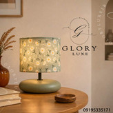آباژور رومیزی نعنایی | Glory Luxe | رترو اسکاندیناوی - بوهوی دهه 70s - بوهمین - کاتیج استایل - کاتیج کور - بیوفیلیک - ارگانیک مدرن - اکلکتیک - ماکسیمالیسم
