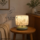 آباژور رومیزی دونه برفی | Glory Luxe | مناسب انواع سبک ارگانیک - بوهو - کاتیج - مدرن - مید سنچوری - رترو - دهه هفتادی - وینتیج - اکلکتیک - بیوفیلیک - میز کنار تخت - مبز مطالعه - اتاق نشیمن - کافه دنج