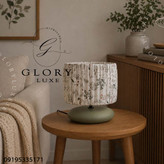 آباژور رومیزی دونه برفی | Glory Luxe | مناسب انواع سبک ارگانیک - بوهو - کاتیج - مدرن - مید سنچوری - رترو - دهه هفتادی - وینتیج - اکلکتیک - بیوفیلیک - میز کنار تخت - مبز مطالعه - اتاق نشیمن - کافه دنج