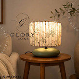 آباژور رومیزی دونه برفی | Glory Luxe | مناسب انواع سبک ارگانیک - بوهو - کاتیج - مدرن - مید سنچوری - رترو - دهه هفتادی - وینتیج - اکلکتیک - بیوفیلیک - میز کنار تخت - مبز مطالعه - اتاق نشیمن - کافه دنج