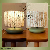 آباژور رومیزی دونه برفی | Glory Luxe | مناسب انواع سبک ارگانیک - بوهو - کاتیج - مدرن - مید سنچوری - رترو - دهه هفتادی - وینتیج - اکلکتیک - بیوفیلیک - میز کنار تخت - مبز مطالعه - اتاق نشیمن - کافه دنج